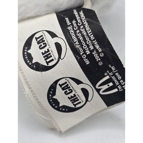 2005 McDonalds Artlist The Cat White Cat - The Big Head Cat - Picture 3 of 4